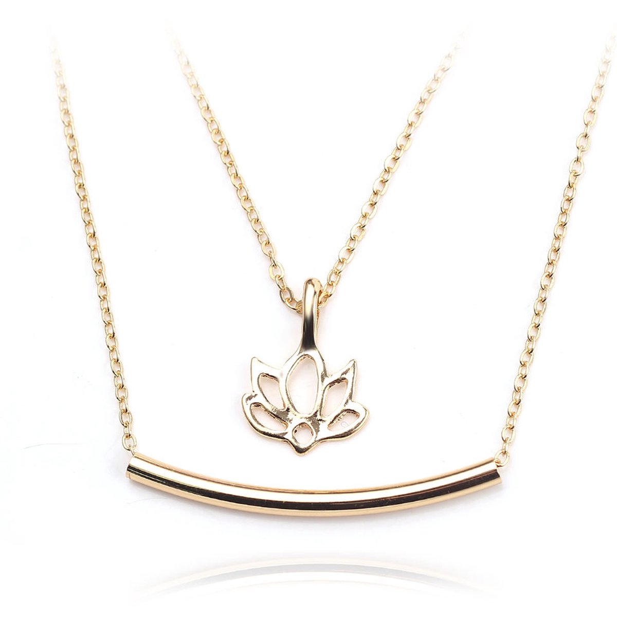 Lumici® | Good Karma Ketting - Goede Karma - Necklace - Cadeau Voor Vrouwen - Moederdag Cadeau - Valentijn - Liefde - Verrassing - Goud