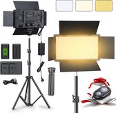 LuminexPro U600- studiolamp - fotografie accessoires - beter dan ringlamp - bluetooth afstandbediening - softbox studiolamp 3200k tot 5600k - 40 W - statief 160 cm groot - Studio lamp