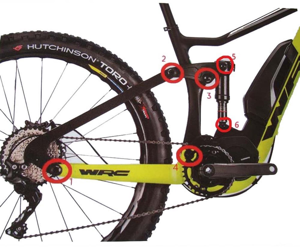 Conor N-3 E10 Schroef Achterdemper Zwart