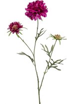 Kunstbloemen - Zijde Bloemen - Nep bloemen Luxe Bloemen - Scabiosa 77 cm - Natuurlijk Bloemen