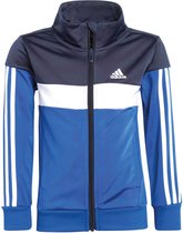adidas Sportswear Tiberio 3-Stripes Colorblock Shiny Trainingspak Kids - Kinderen - Blauw- 110