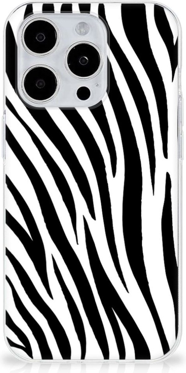 iPhone 15 Pro TPU Hoesje Zebra