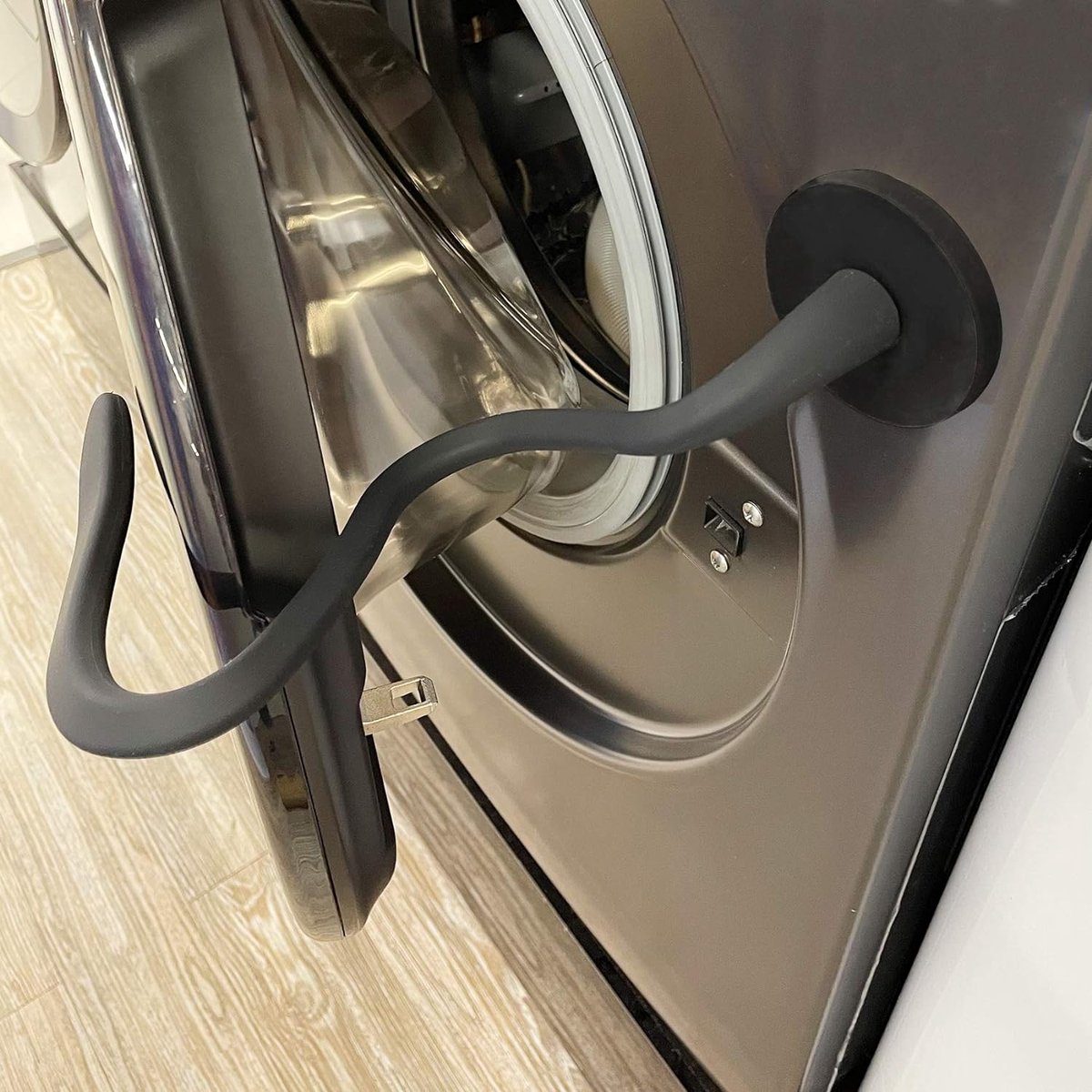 Voorlader Deursteun, Flexibele Magnetische Wasmachine Deurhouder Houd de Deur van de Wasmachine Open Voorkom Beschimmeld Houd de Wasmachine Droog Voorkom Geurtjes(wit