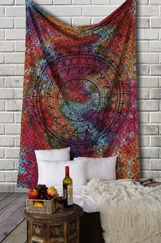 Tapisserie en tissu Mandala - serviette de plage décorative tapis hippie  tapis... | bol.com