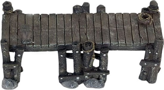 Dickensville Aanlegsteiger 13 X 12 Cm Bruin