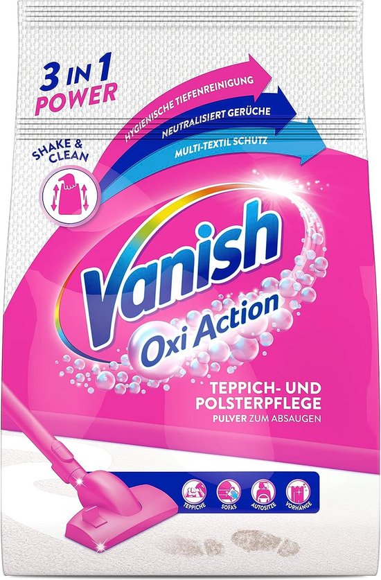 Vanish Oxi - Tapijtreiniger - Poeder - 1 x 820 g - Groot oppervlak