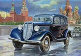 Zvezda - Gaz M1 Soviet Car - Old Timer - Diamond Painting - 50x40 - ronde steentjes