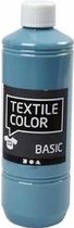 Textielverf - Kledingverf - Pigeon Blue - Blauw - 500ml - Pigment - 1 stuk