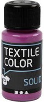 Peinture textile - Fuchsia - Opaque - Creotime - 50 ml