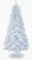 wit Kerst Kunstboom Met Metalen Stand Xmas Home decor, PVC, 6Ft/180CM