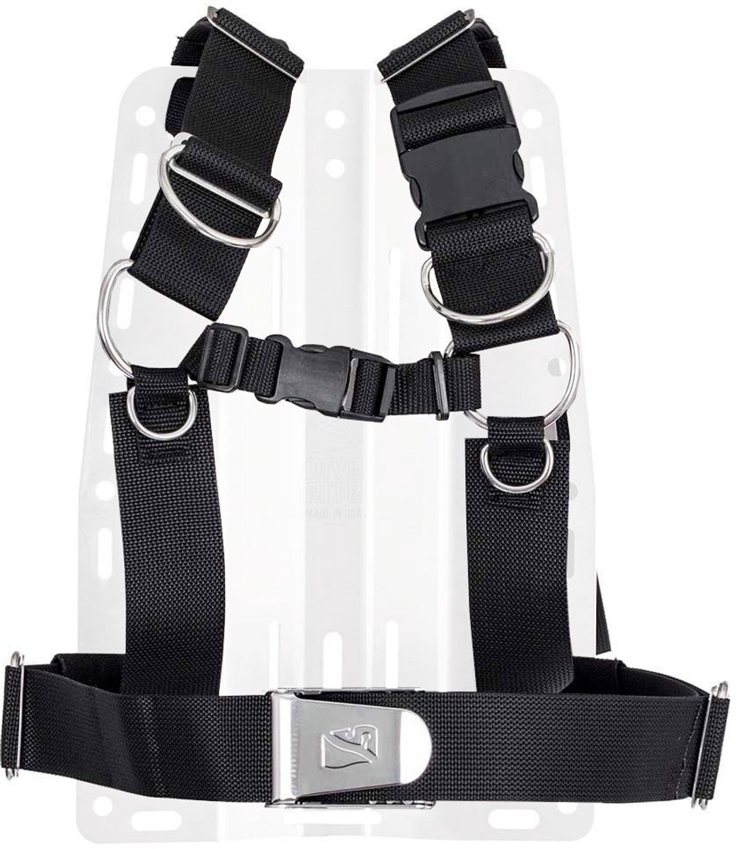 Dive Rite Delux Quick Release Harnas Zwart