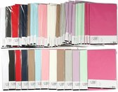 Karton - diverse kleuren - A4 - 21x29,7cm - 220 grams - Creotime - 12x10 vellen