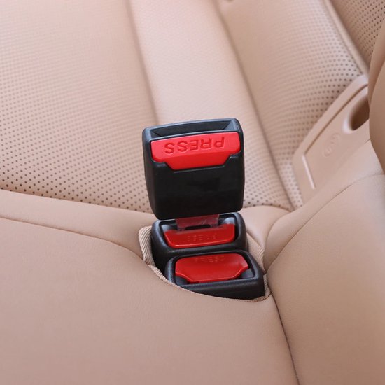 Narimano® 2pcs Boucle de sécurité universelle pour voiture - Insert de  ceinture de sécurité de voiture - Clip d'extension Extension courte
