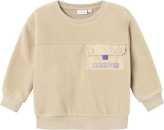 Name it Sweater fleece Humus - NMMNABANNO - Maat 98