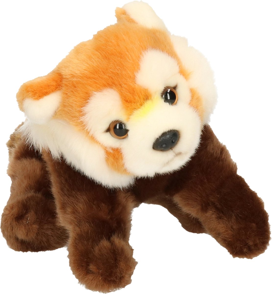 Pluche rode panda knuffel - katbeer - 37 cm