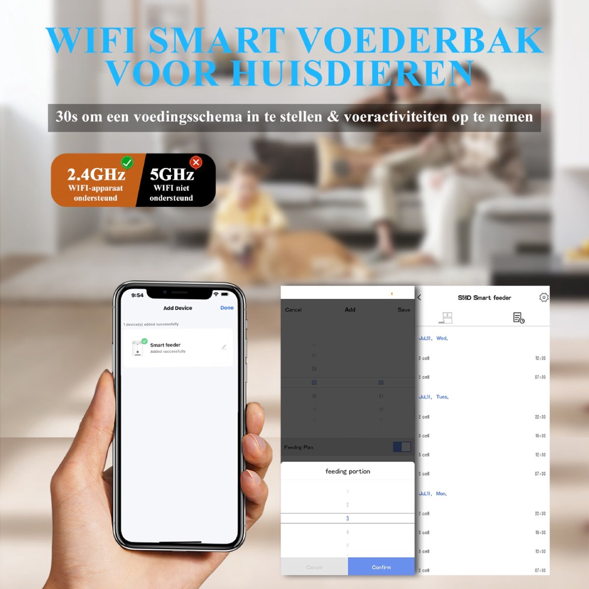 NovaWare Automatische Voerbak - Kat en Hond - App Besturing thumbnail 5