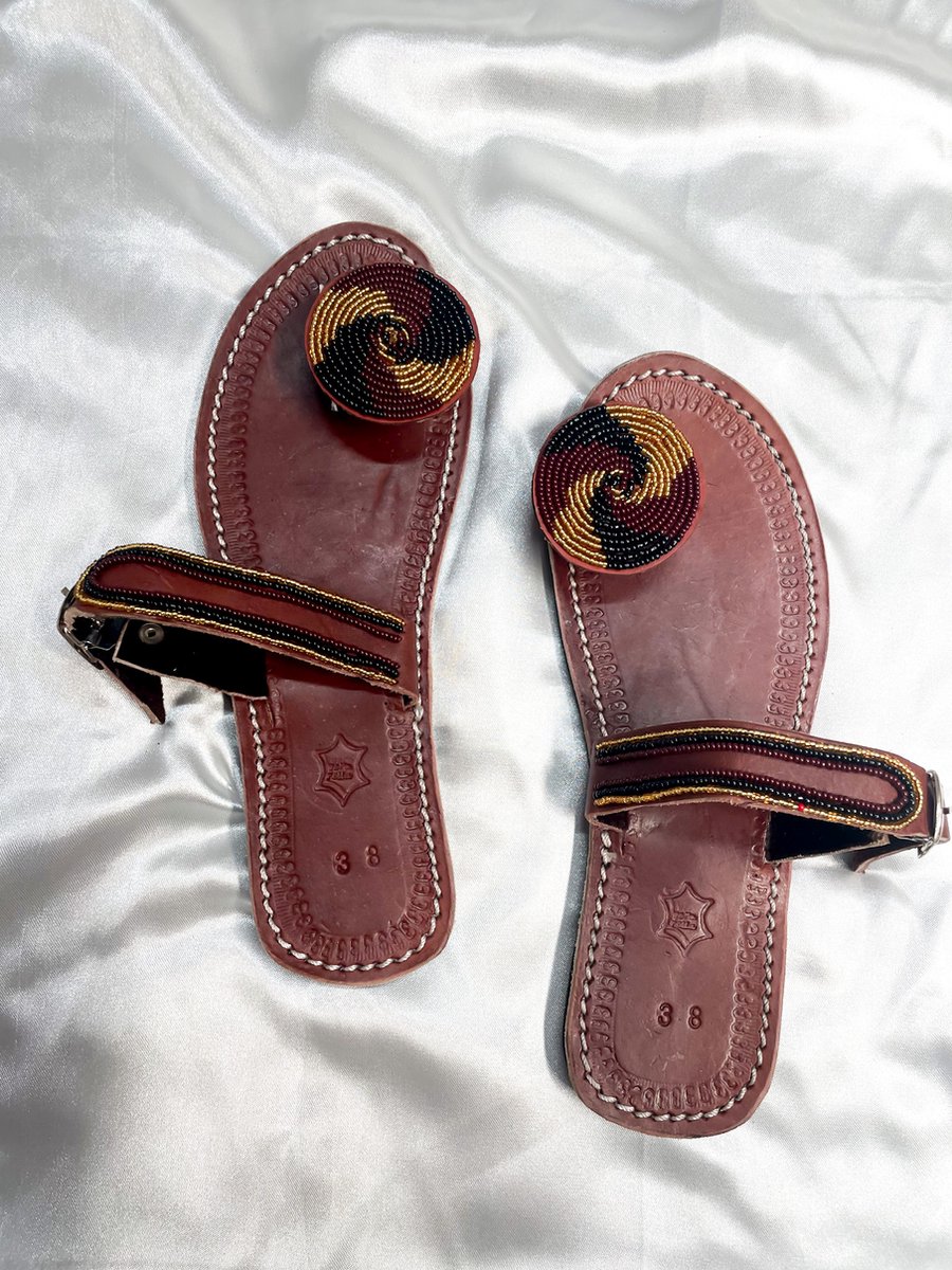 Afrikaanse handgemaakt sandalen met kralen