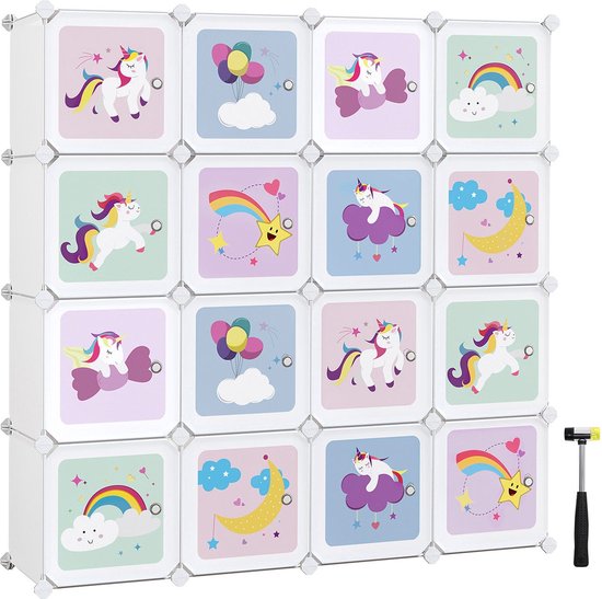 Kinderkast Nordanstig - Open Boekenkast met 5 Vakken - Van Kasten
