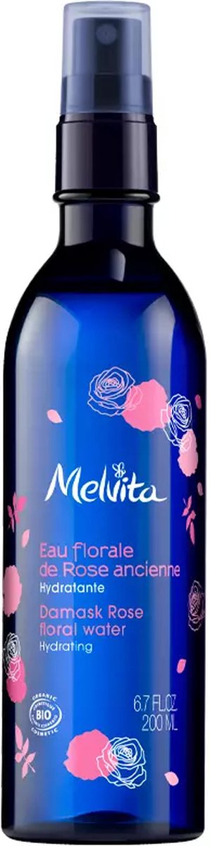 Melvita - Bloemenwater - Rose water hydraterend spray 200ml