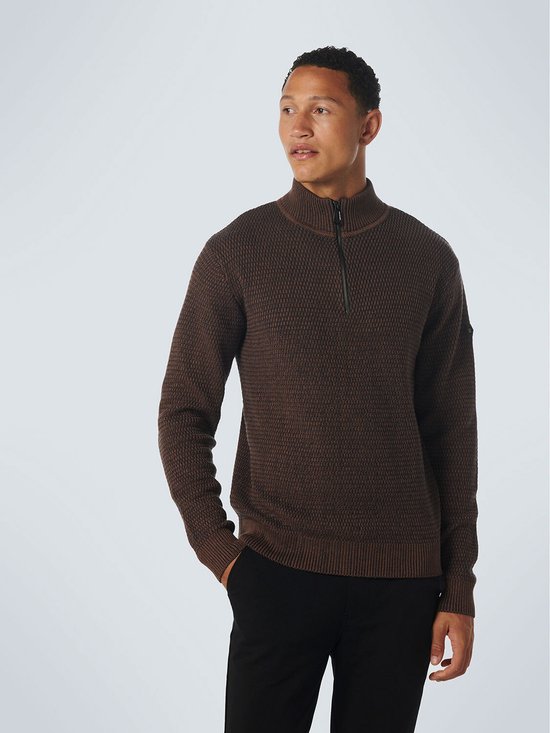 No Excess Mannen Klassieke Pullover Bruin XXL