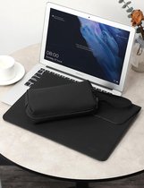 15-16 inch laptophoes met standaardfunctie compatibel met MacBook Pro 16 2021 2022 M1 Pro/Max A2485/2019-2020 A2141, MacBook Pro Retina 15 2012-2019, met accessoiretas-zwart (Smiley)