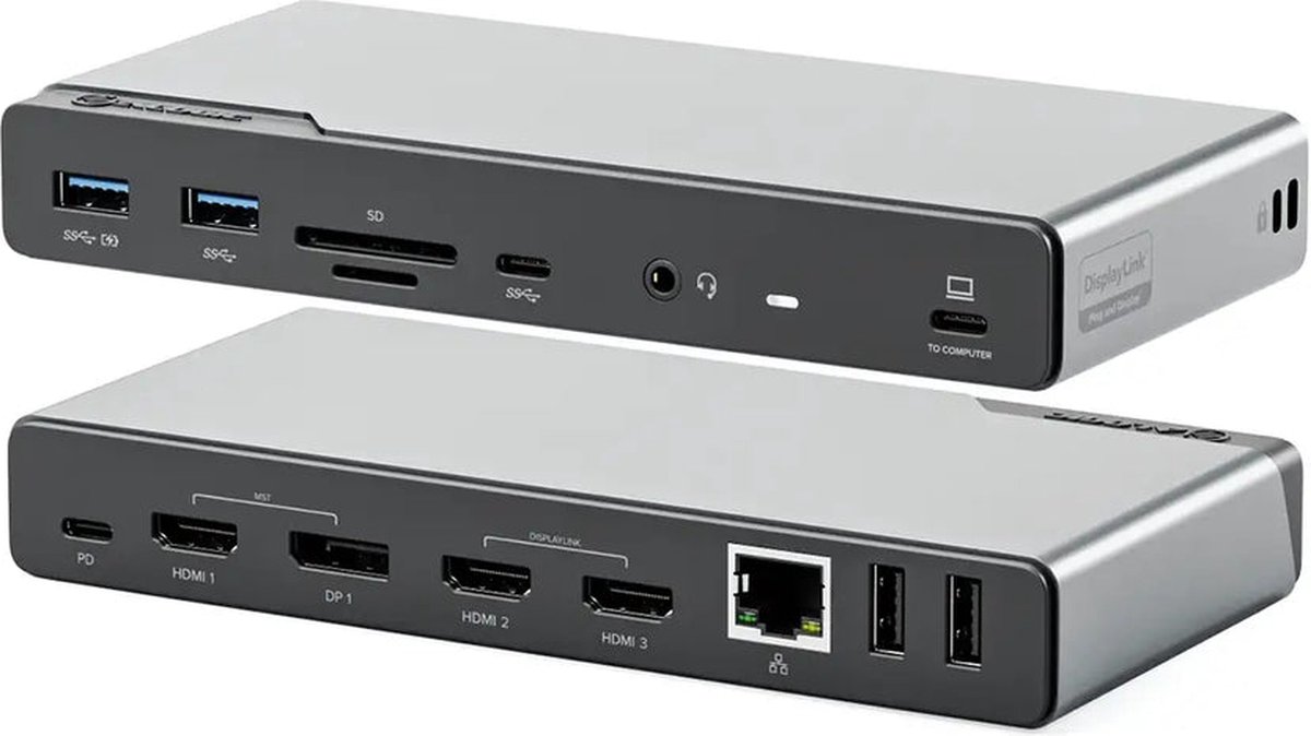 Alogic USB-C 16-in-1 Quad Display Docking Station DV4