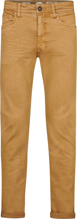 Petrol Industries - Heren Russel Gekleurde Regular Tapered Fit Jeans jeans - Bruin - Maat 34