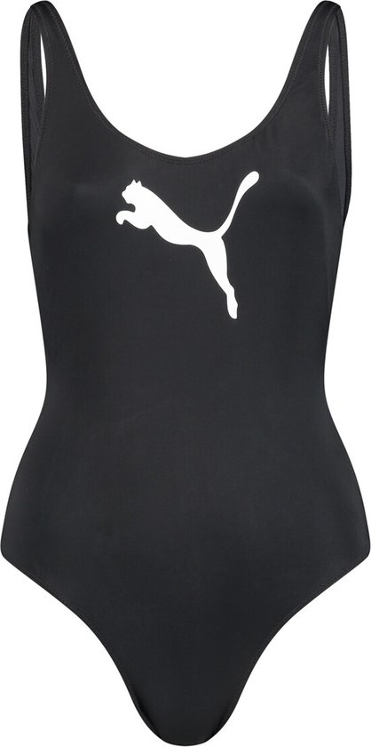 Puma - Women Swimsuit - Zwart Badpak - L - Zwart