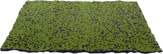 My Village | Mosmat kunst groenbruin | 70x50cm