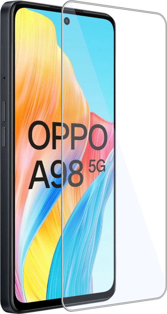 Geschikt voor Oppo A98 Screenprotector - Beschermglas - GuardCover