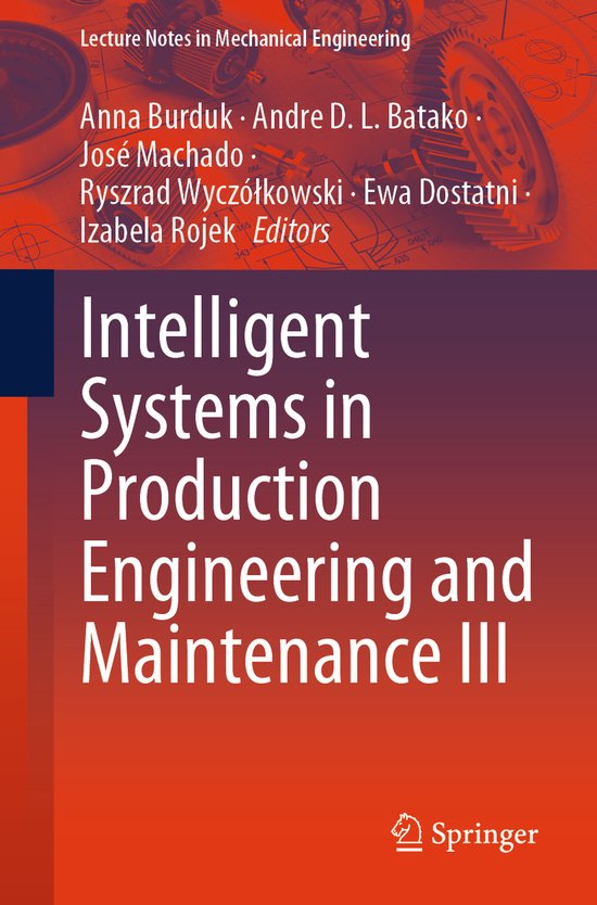 Lecture Notes in Mechanical Engineering- Intelligent Systems ... - cover