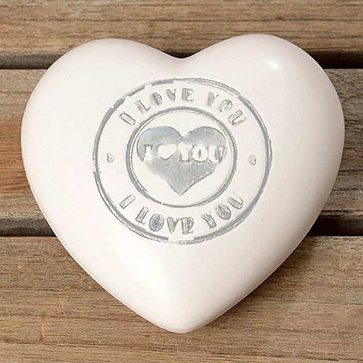 beeld hart i love you set van 6 stuks