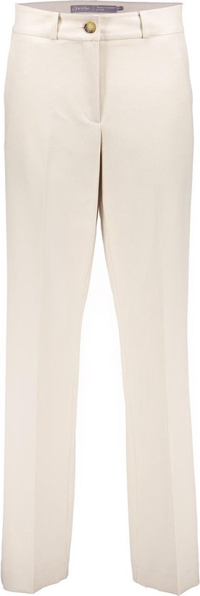 Geisha Broek Straight Fit Pantalon 31566 32 Off-white Dames Maat - XS