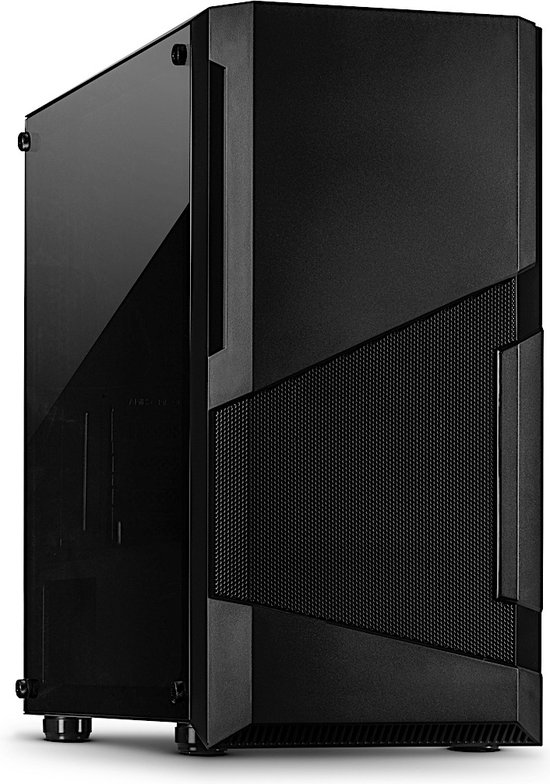 Inter-Tech SM-007 Enforcer, Tower, PC, Zwart, Mini-ITX, uATX, 15,5 cm, 31 cm