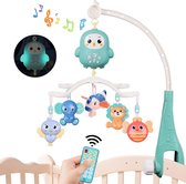 Baby Music Crib Mobile - Bedhangend met Timer, Projector & Licht - Afstandsbedienbare Bedbel