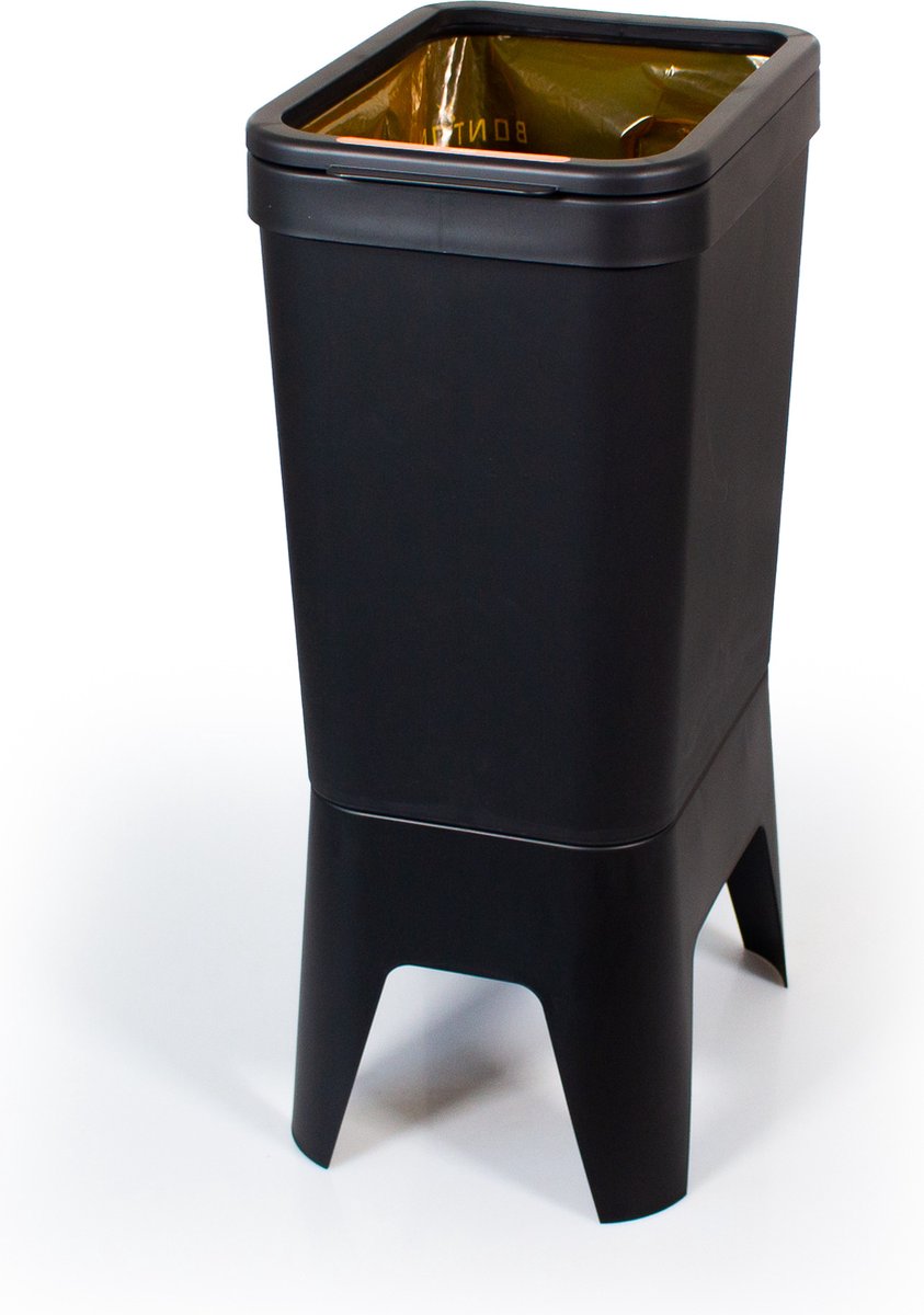 Bonton Circubin - Afvalbak - 40L - Open deksel - gerecycled PP - 76x30x41cm