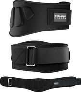 Ceinture de levage Breaking Limits – Ceinture de dynamophilie/ceinture d'haltérophilie – Riem de Fitness – Ceinture d'haltérophilie et de soulevé de terre – Taille ( XS) – Zwart