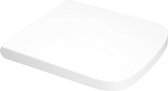 Bol.com Duroplast toiletzitting-zacht dicht toiletbril wit vierkante vorm gemakkelijk schoon te maken Quick Release een botton v... aanbieding