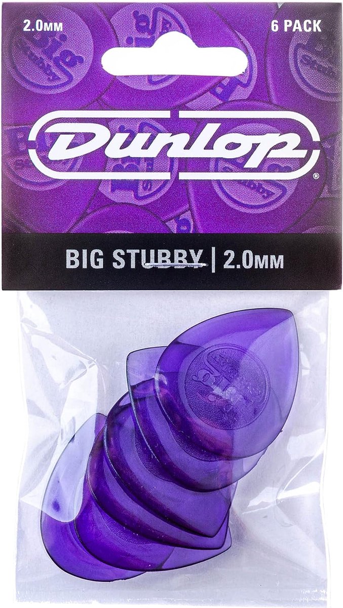 Dunlop médiators Big Stubby 1 mm