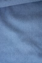 Jeans midden blauw uni met 2% elastaan 1 meter - modestoffen voor naaien - stoffen