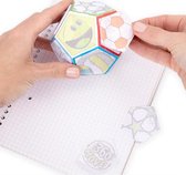 Kubus met sticky notes - zelfklevende notitie blaadjes - 240 velletjes - 8 cm