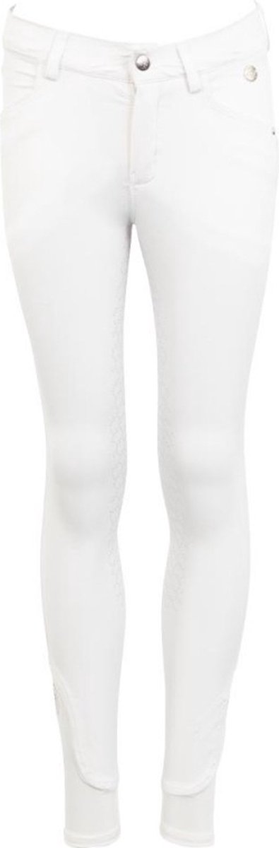 Rijbroek Edmonton full grip kids White - 140