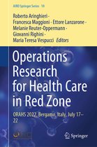 AIRO Springer Series- Operations Research for Health Care in Red Zone