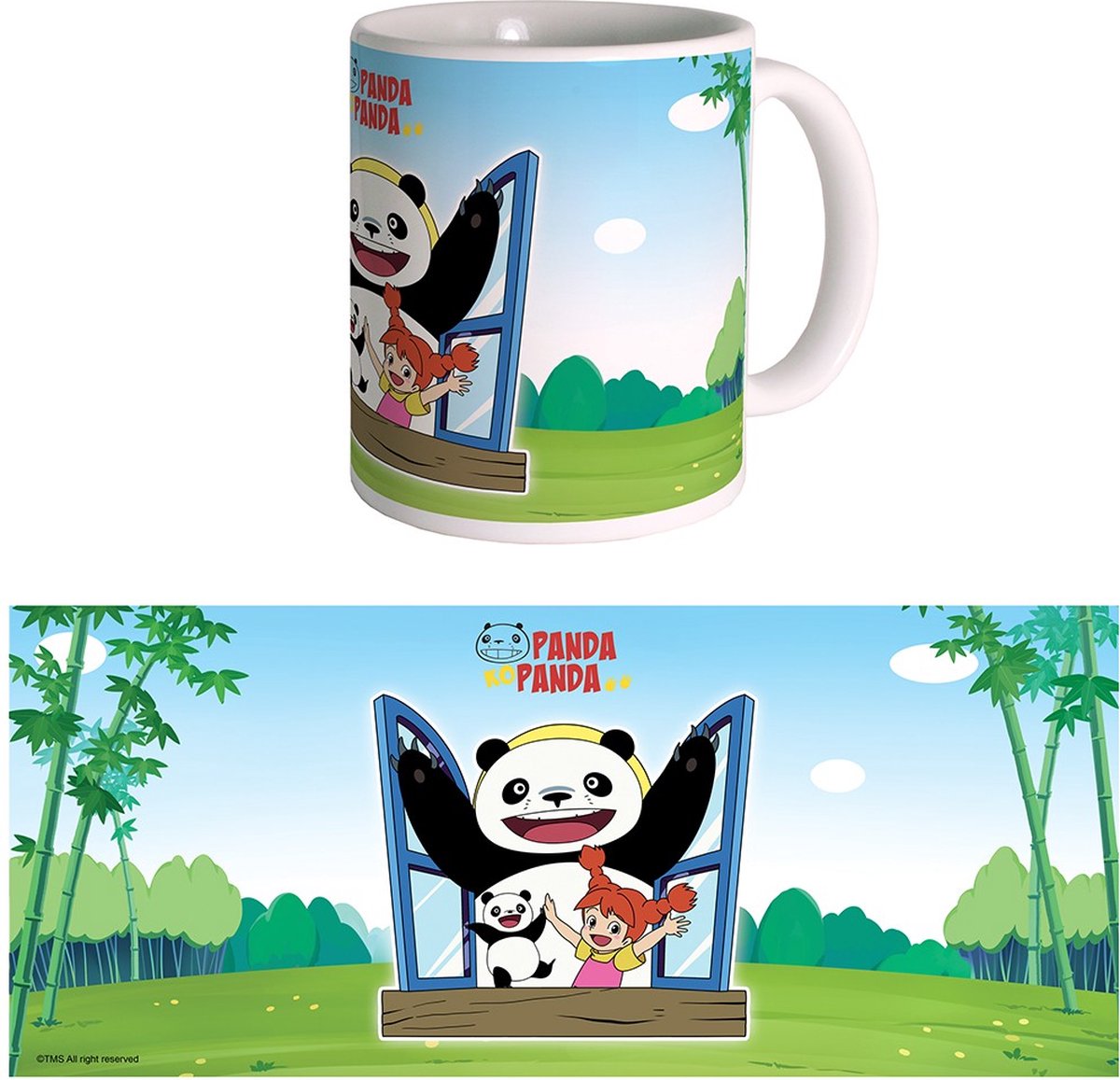 Panda! Go, Panda! - Venster Klassieke Mok 340 ml