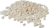 Relaxdays witte kiezelstenen - sierstenen - 5-15 mm - deco stenen - 5 kg - marmer