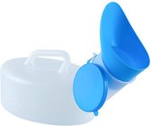 Bec pipi réutilisable unisexe - Urinoir portable - Bouteille d'urine - Poche urinaire jetable - Bec pipi - Pipi debout - Tube pipi pour festivals / Voyages / Camping - 750 ml