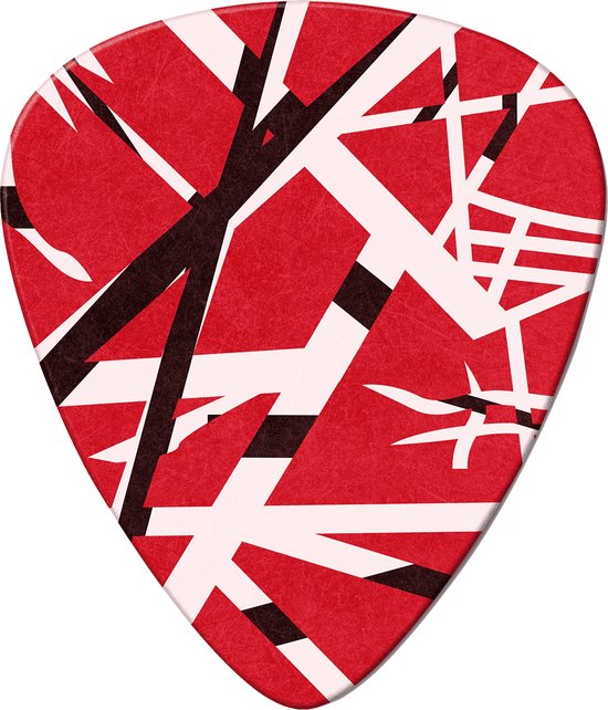 Jim Dunlop Plektren Eddie Van Halen 'Frankenstein' – 6 Stück, 0,50 Mm Stärke, Für Gitarre & Bass