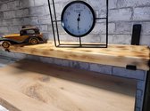 STYLEWOOD - Wandplank - Metalen Dragers - 80x15x4