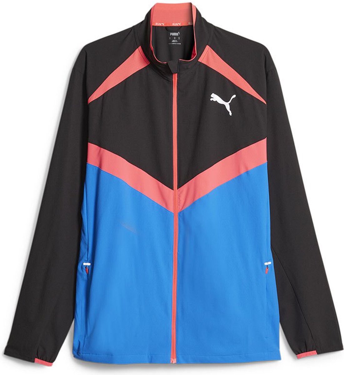 Puma Run Ultraweave Sweatshirt Met Halve Rits Man Vrouw Zwart