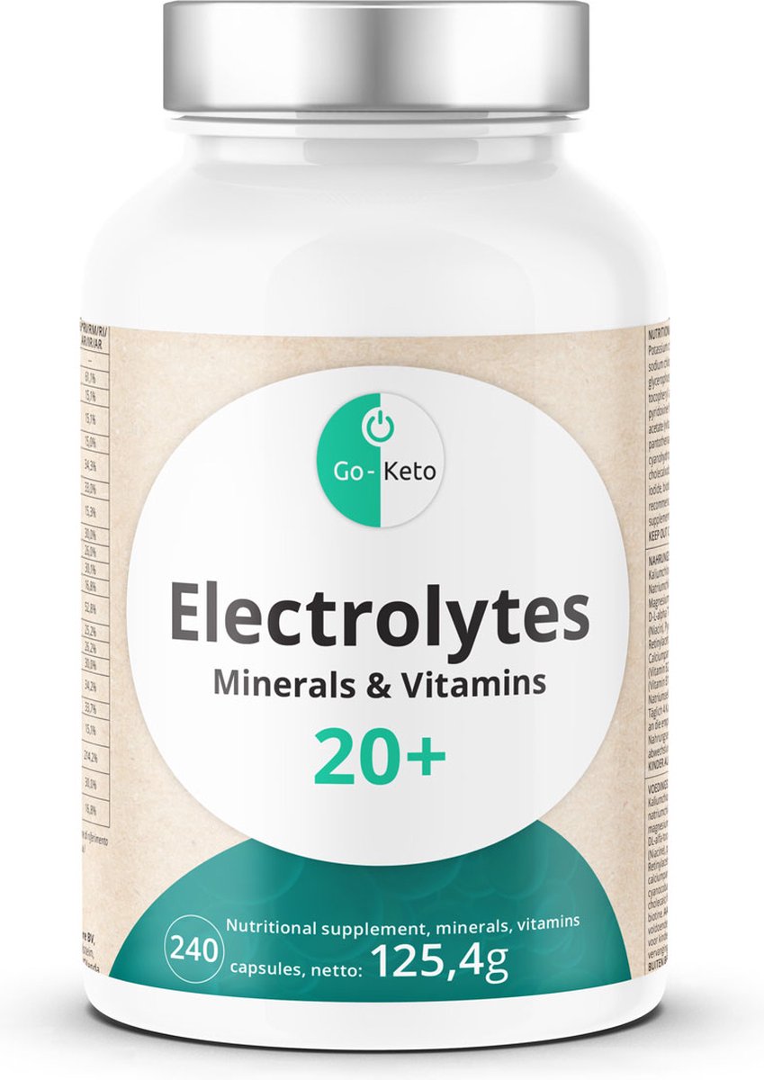 Goedkoopste Premium Electrolytes (240 capsules